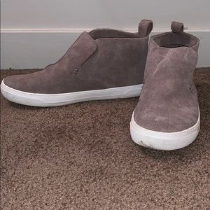 Suede sneakers